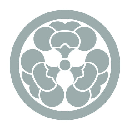 丸に三つ裏梅紋 10