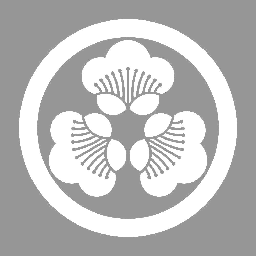 丸に尻合わせ三つ香い梅紋 7
