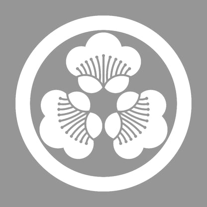 丸に尻合わせ三つ香い梅紋 7