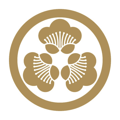 丸に尻合わせ三つ香い梅紋 9