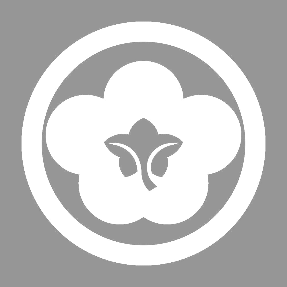 丸に垂れ裏梅紋 7