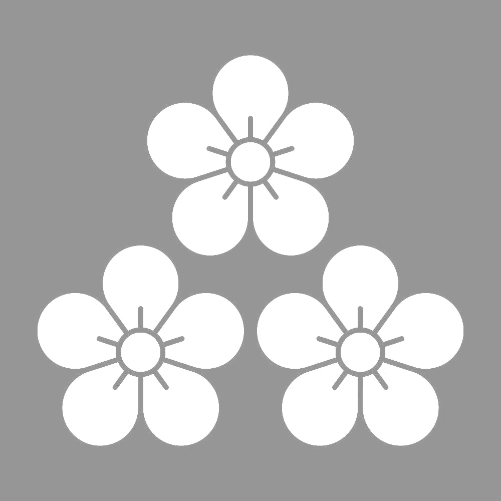 三つ盛り梅紋 7