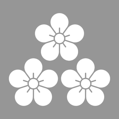 三つ盛り梅紋 7