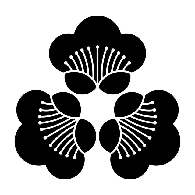 尻合わせ三つ香い梅紋