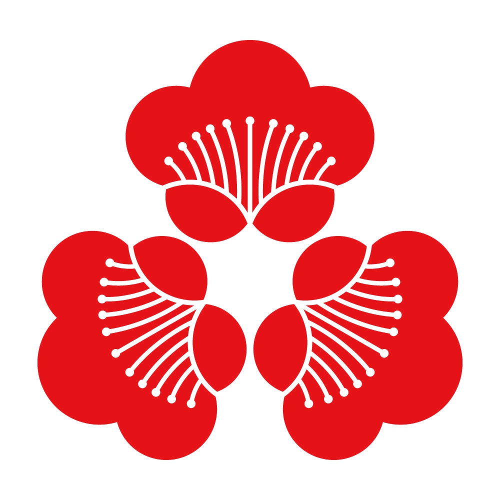 尻合わせ三つ香い梅紋 8