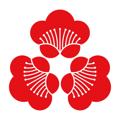 尻合わせ三つ香い梅紋 8