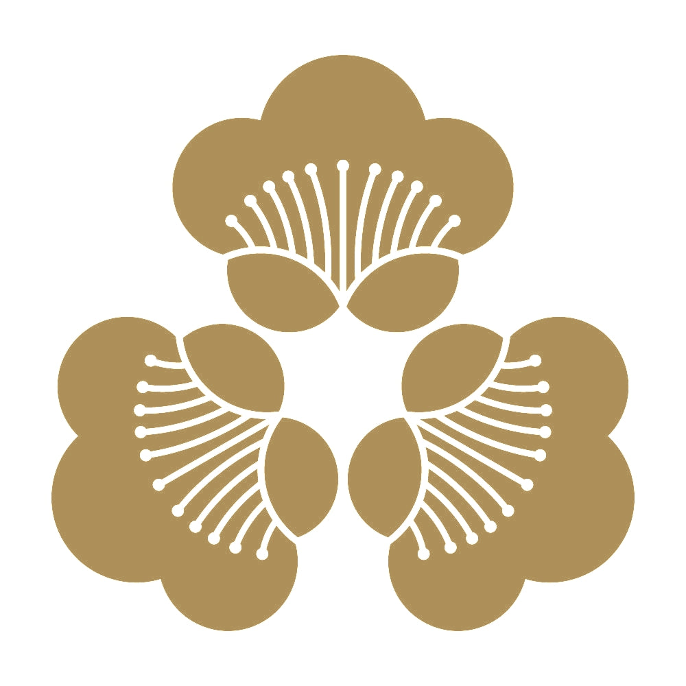尻合わせ三つ香い梅紋 9