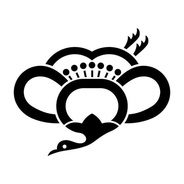 中陰梅鶴紋