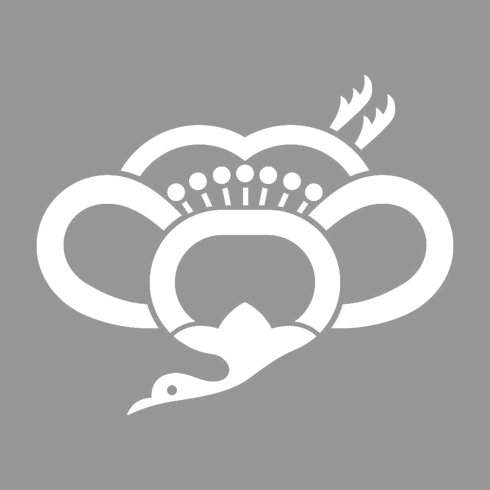 中陰梅鶴紋 7