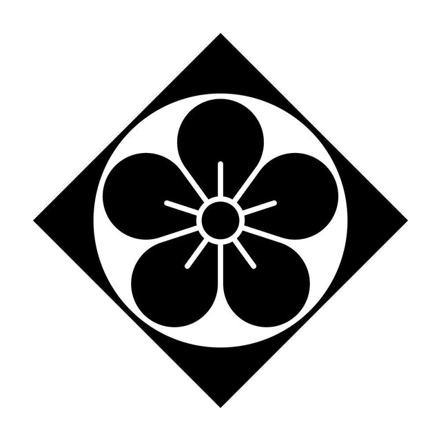 鉄砲角に梅紋