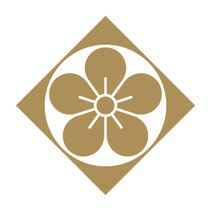 鉄砲角に梅紋 9