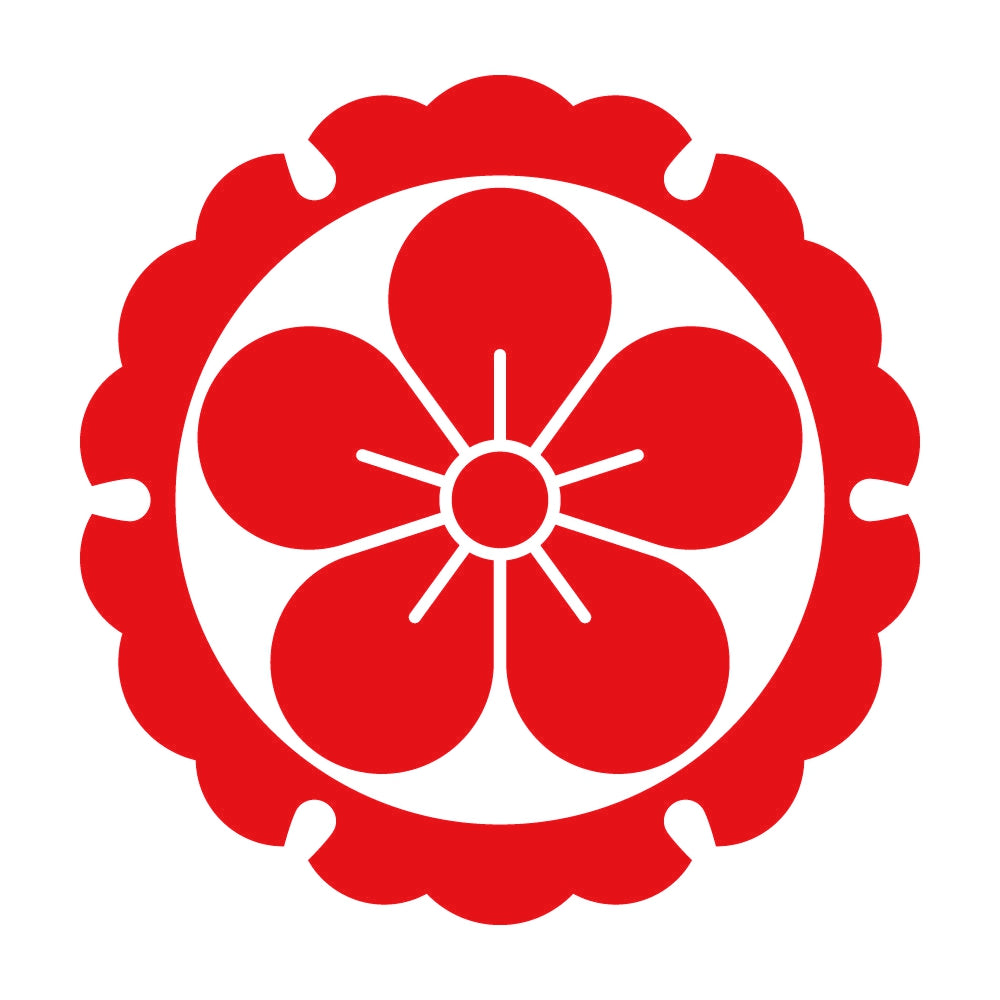 外雪輪に梅紋 8