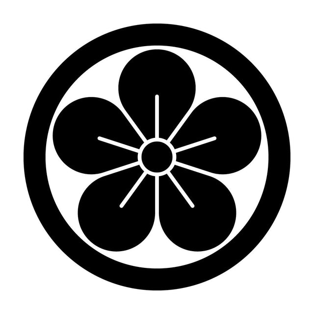 丸に離れ梅紋
