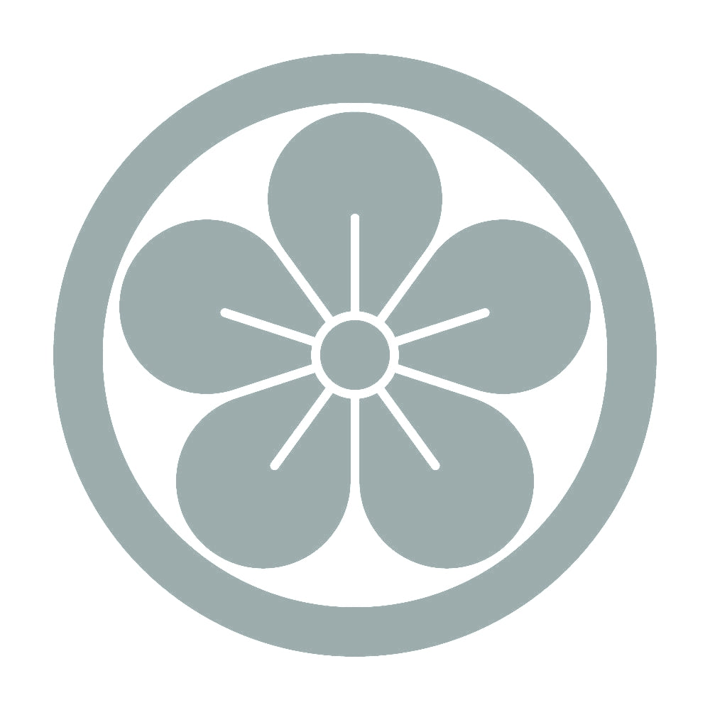丸に離れ梅紋 10