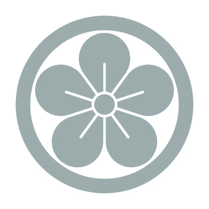 丸に離れ梅紋 10