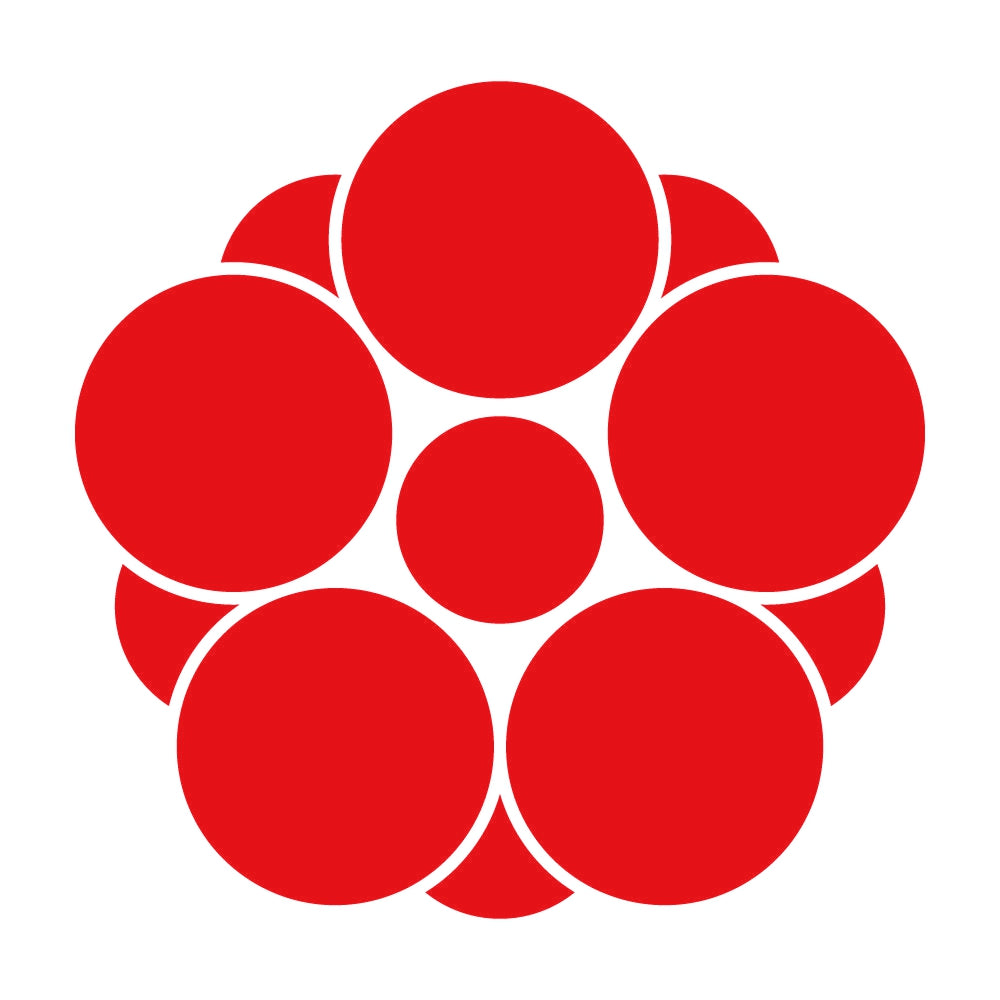 八重梅鉢紋 8