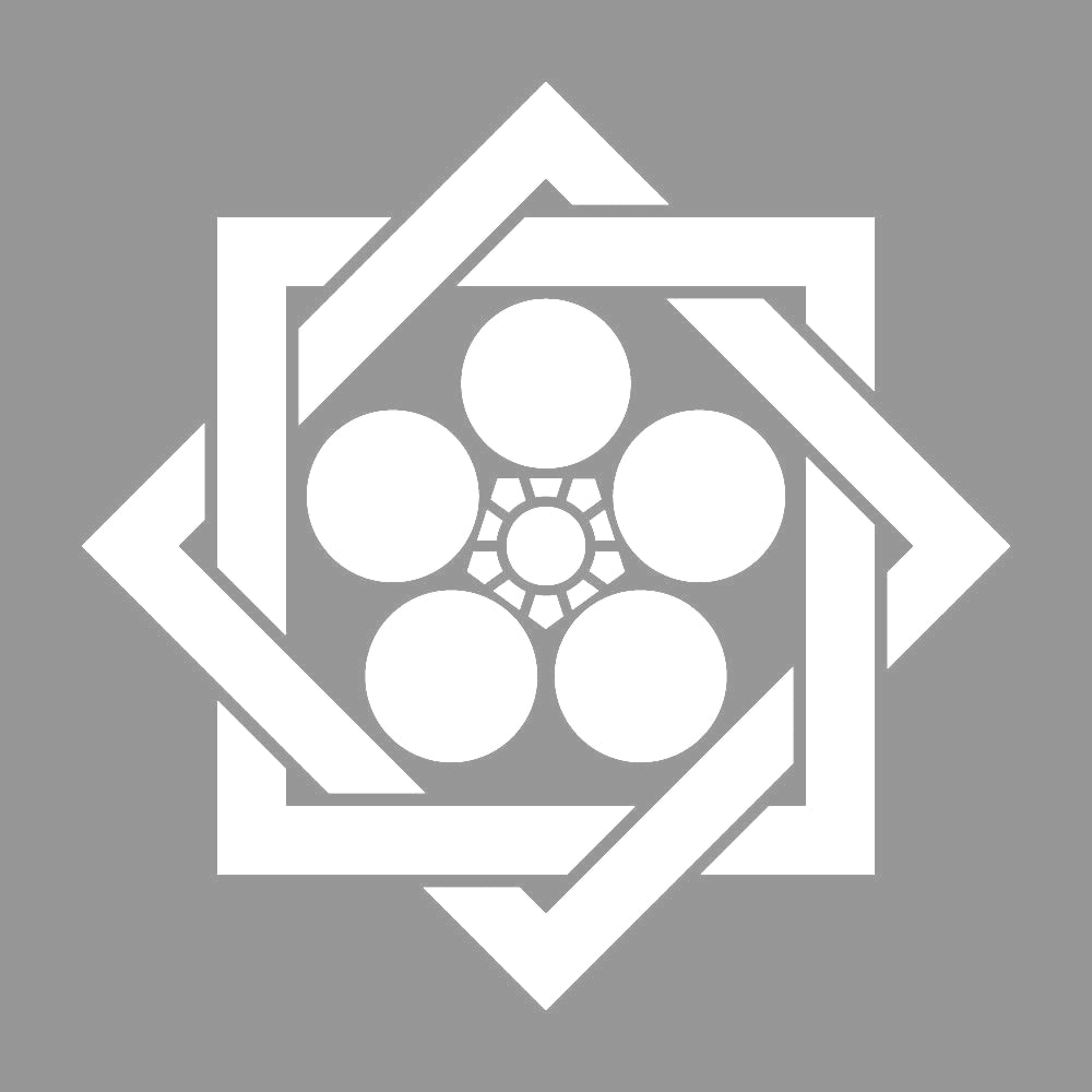 組み合い角に梅鉢紋 7