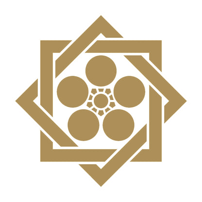 組み合い角に梅鉢紋 9