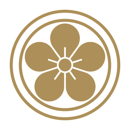二重輪に梅の花紋 9