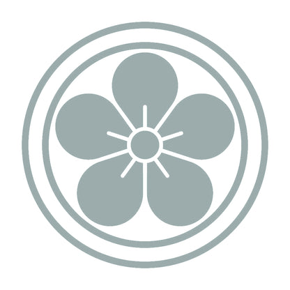 二重輪に梅の花紋 10