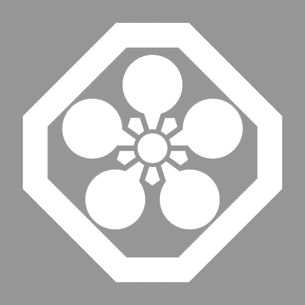 隅切り角に加賀梅鉢紋 7