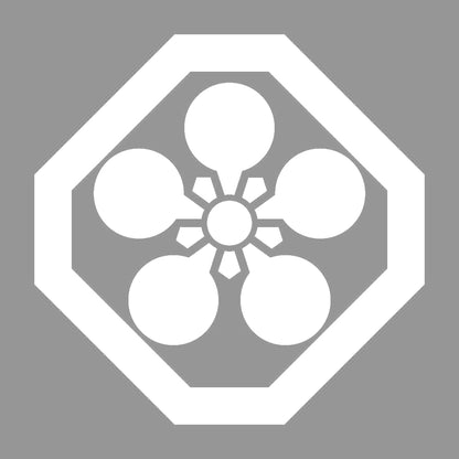 隅切り角に加賀梅鉢紋 7