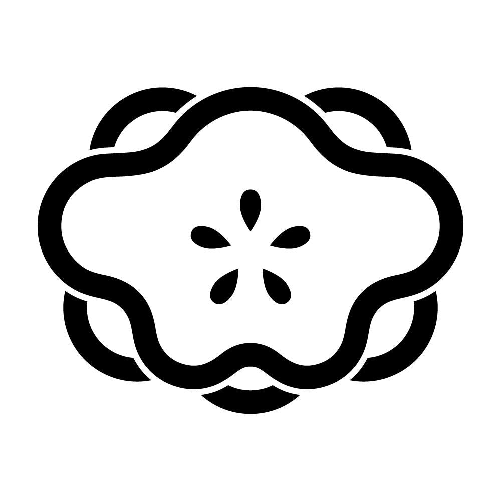 陰八重利休梅紋