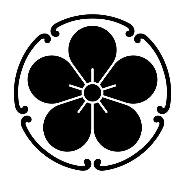 五つ鐶に梅の花紋