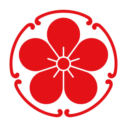 五つ鐶に梅の花紋 8