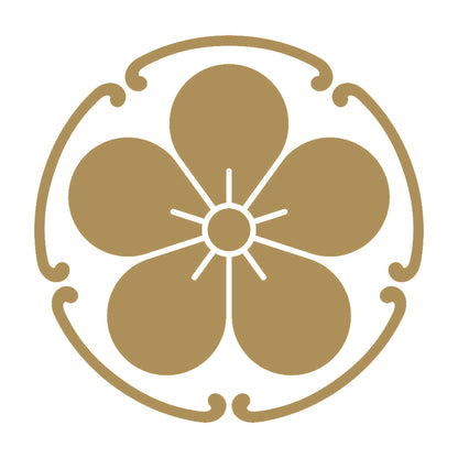 五つ鐶に梅の花紋 9
