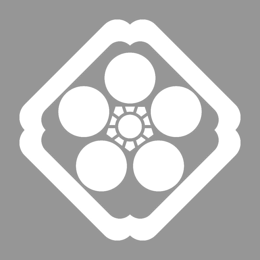 隅入り角に梅鉢紋 7