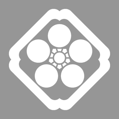 隅入り角に梅鉢紋 7
