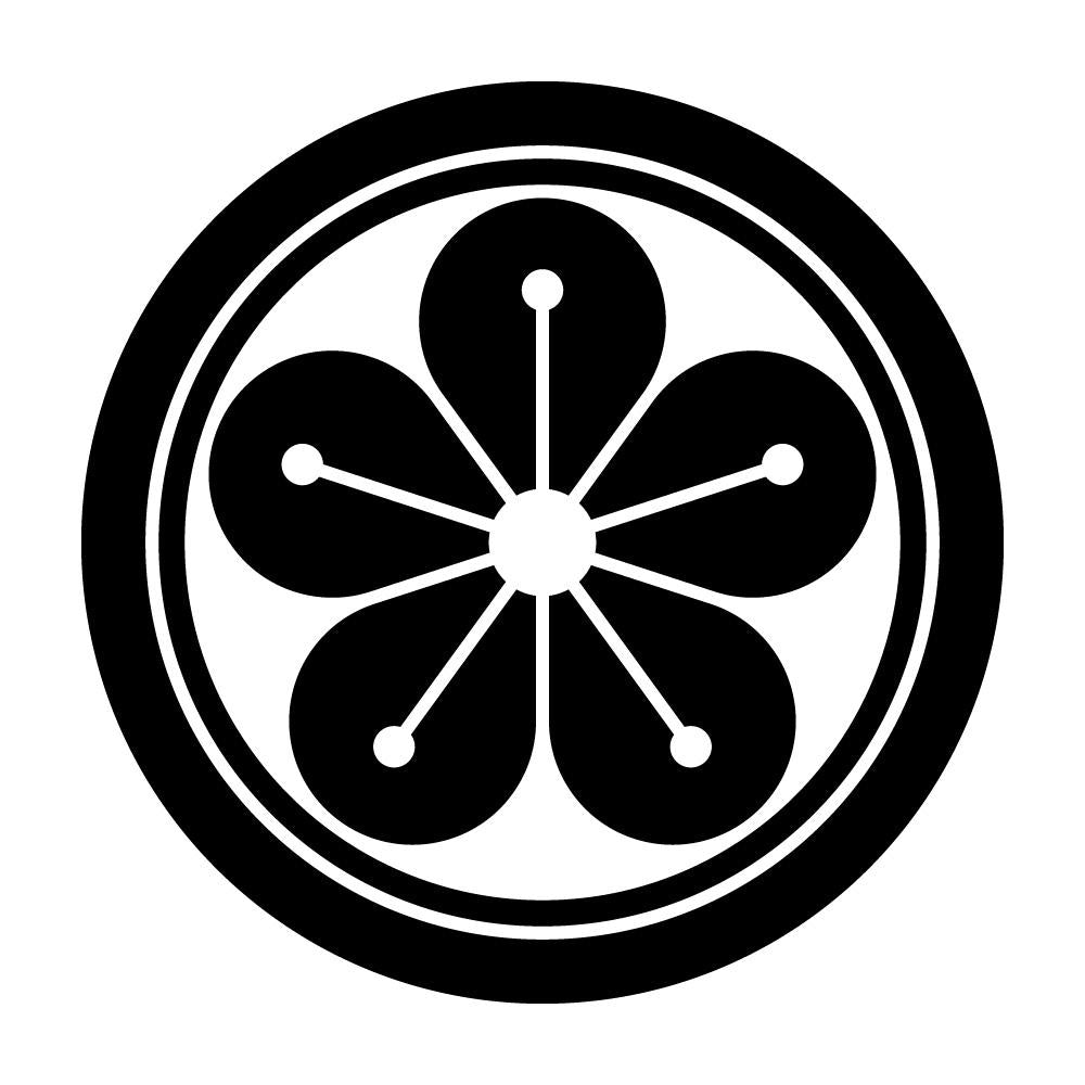 子持ち輪に梅紋