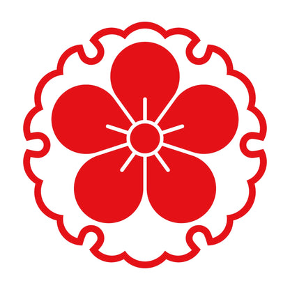 雪輪に梅紋 8