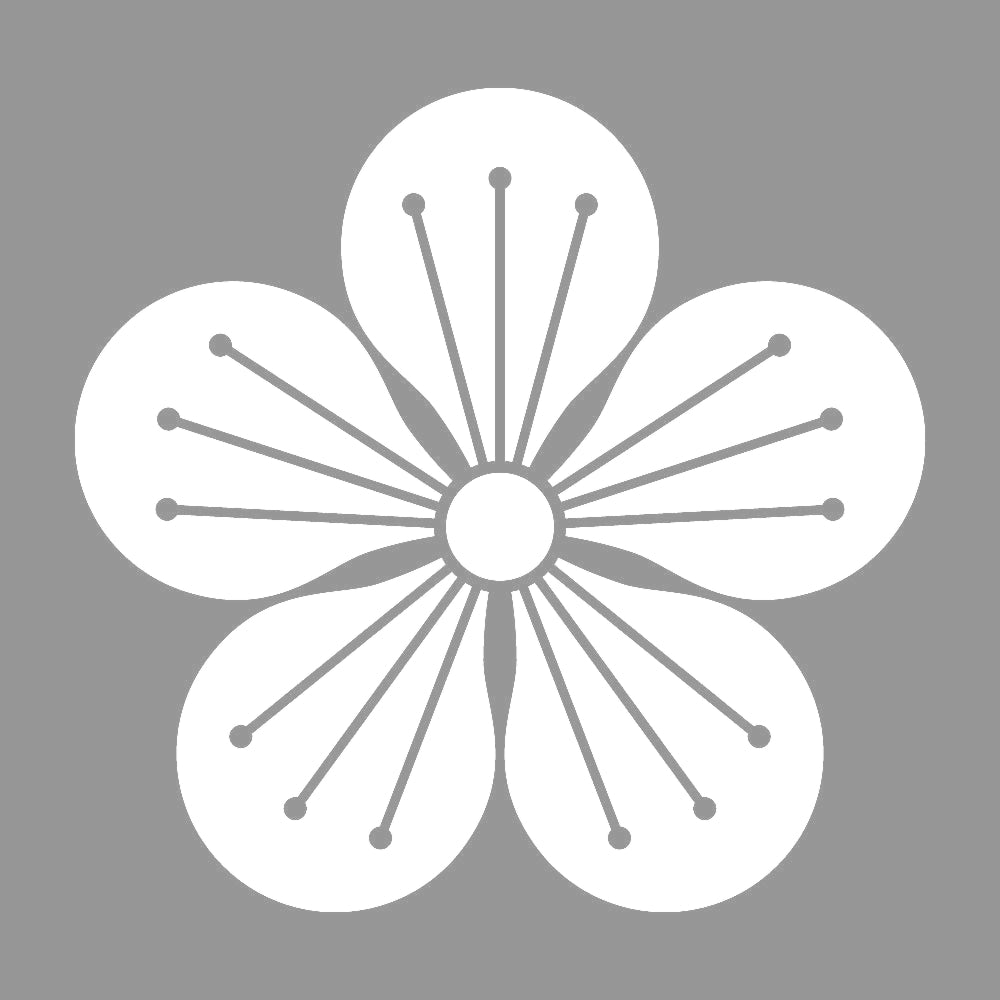 白銀梅紋 7