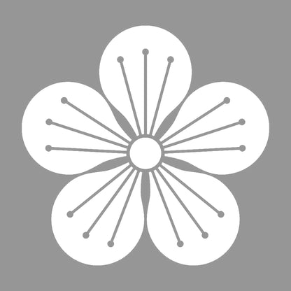 白銀梅紋 7