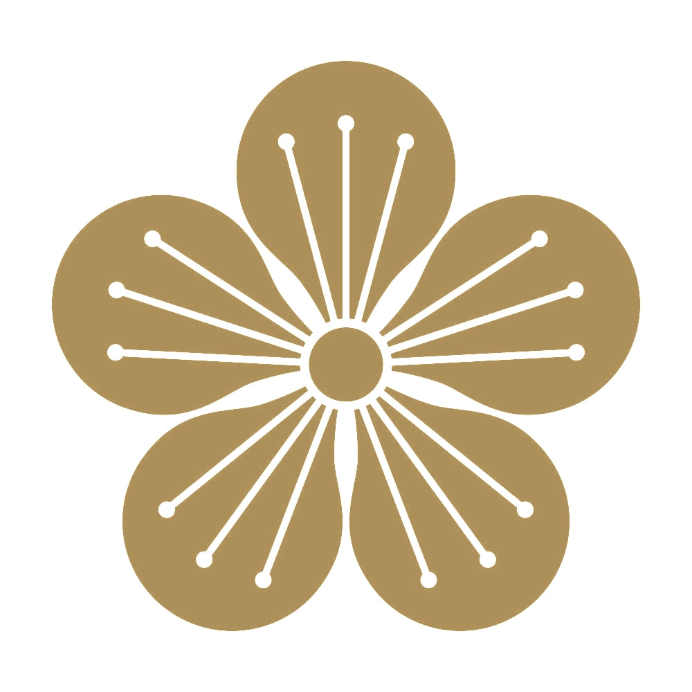 白銀梅紋 9