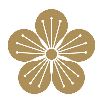 白銀梅紋 9