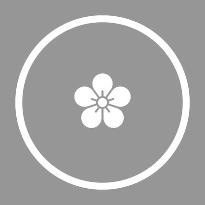 糸輪に豆梅の花紋 7