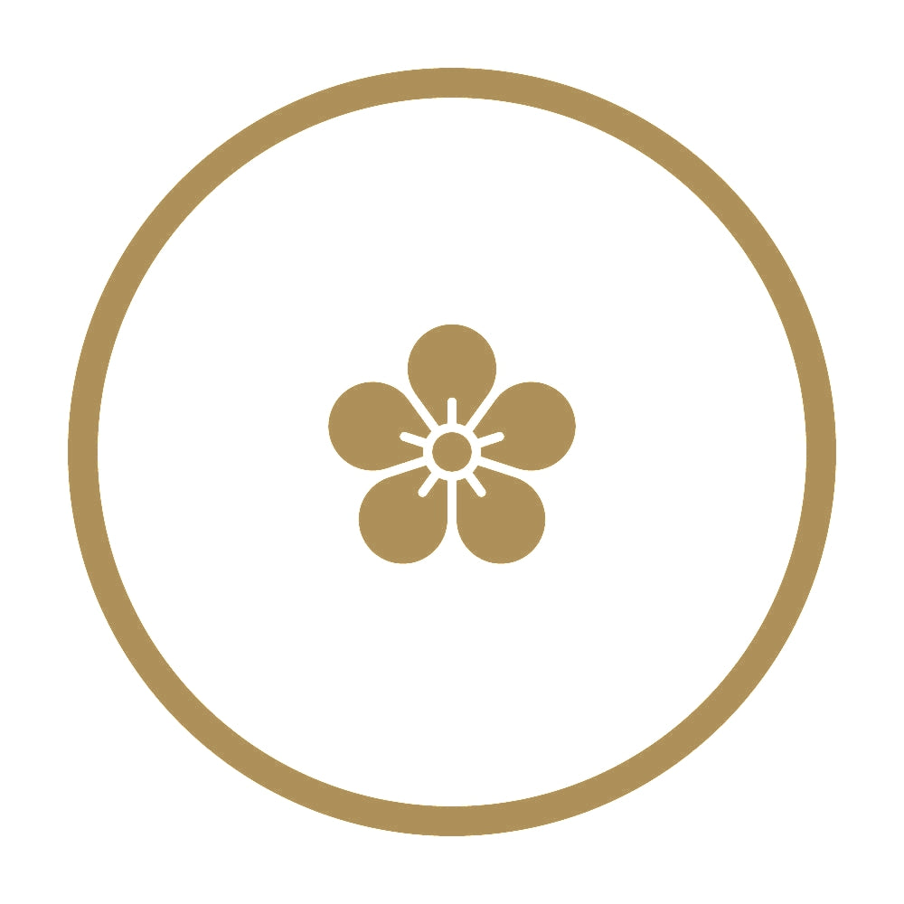 糸輪に豆梅の花紋 9