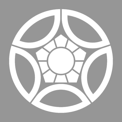 中陰割り梅鉢紋 7