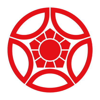 中陰割り梅鉢紋 8