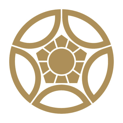 中陰割り梅鉢紋 9