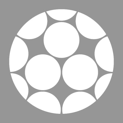 三つ割り星梅鉢紋 7