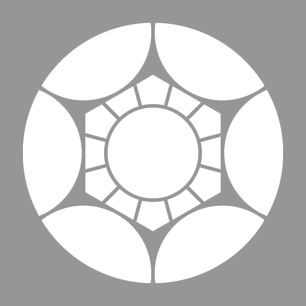 割り六つ梅鉢紋 7