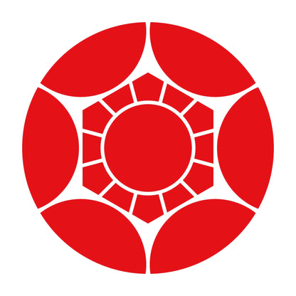割り六つ梅鉢紋 8