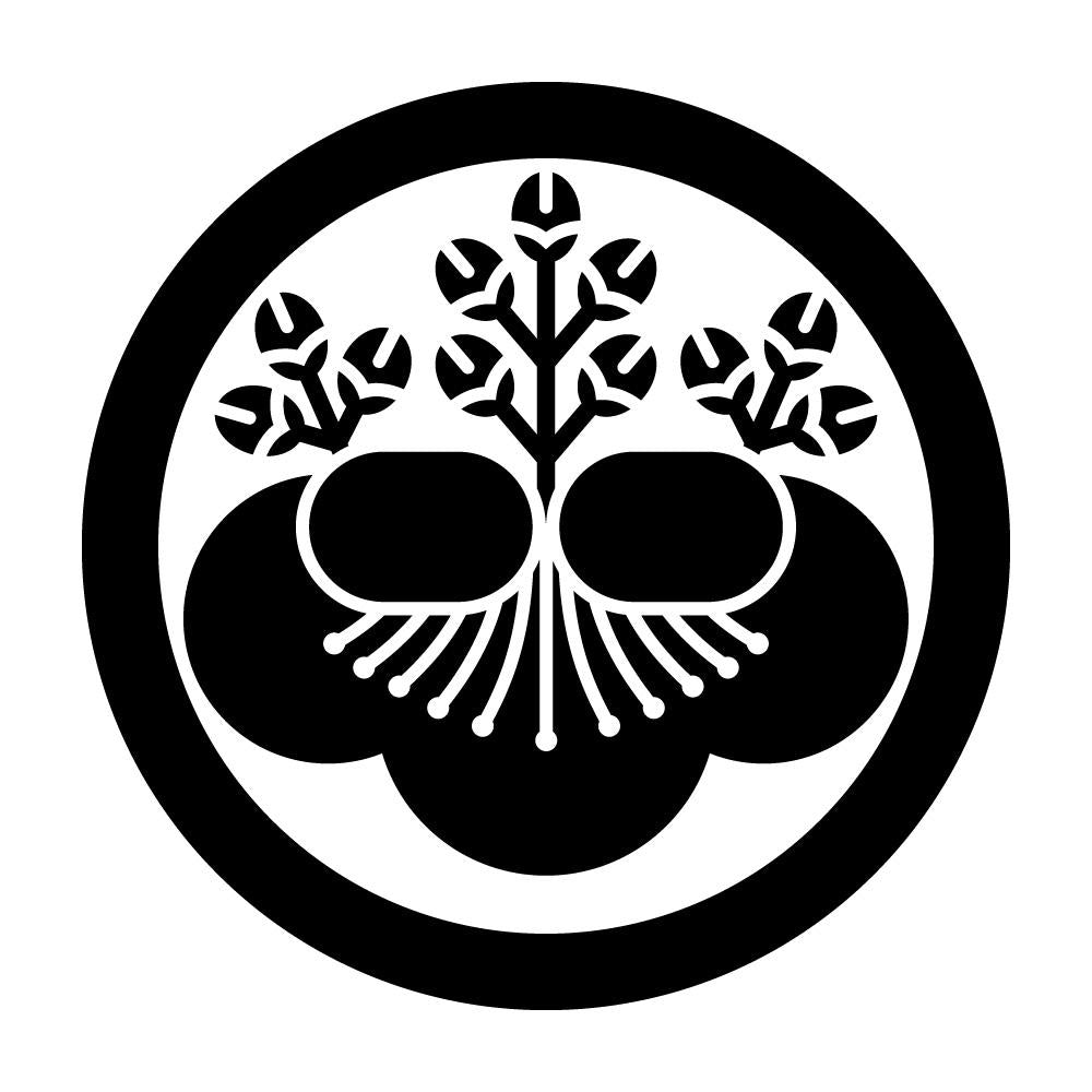 丸に梅桐紋