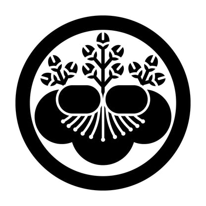 丸に梅桐紋