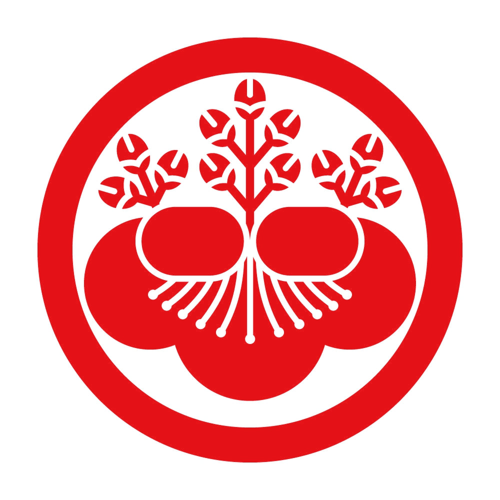 丸に梅桐紋 8