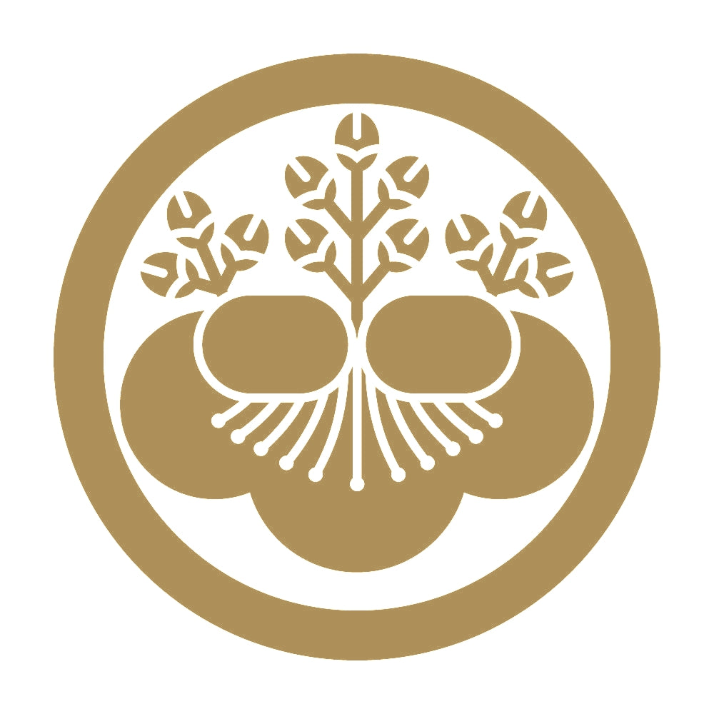 丸に梅桐紋 9